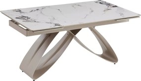 Stół rozkładany Twig 160-240 cm - nowoczesny stół do jadalni i salonu z ceramicznym blatem