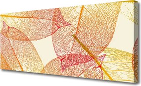 Obraz na płótnie Abstrakcyjne Liście Paproci