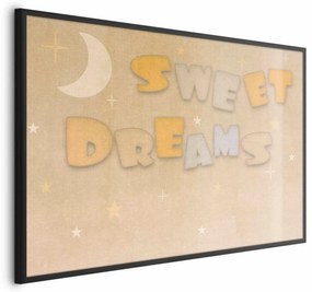 Plakat Życzenie 60x40 cm z ramą czarną bez marginesu ARTGEIST B