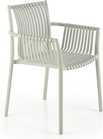 Sztaplowane krzesło ogrodowe z podłokietnikami K492