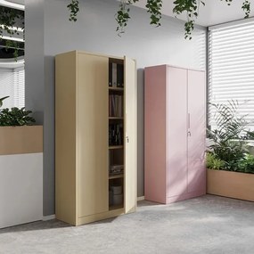 Szafa biurowa Fresh Style Jan H 90x40x195 cm beżowa