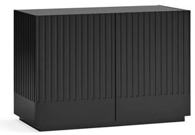 Czarna niska komoda 100x70 cm Doric – Teulat
