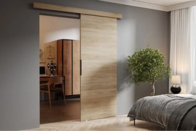 Emporius drzwi 100 cm Doris - drewniane drzwi przesuwne, naścienne - Dąb sonoma