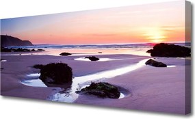 Zdjęcie na płótnie Piaszczysty Brzeg Oceanu