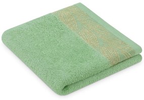 Jasnozielone bawełniane ręczniki zestaw 2 szt. frotte Allium – Restilo