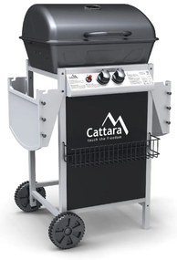Grill ogrodowy na gaz z kółkami Cattara Party Point Flame Tamer