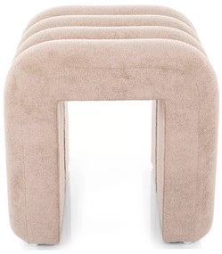 Beżowy designerski taboret TICA
