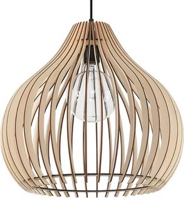 Lampa wisząca APRILLA drewniana
