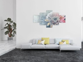 Obraz - Zimowy kwiat (125x70 cm)