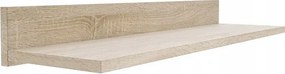 Minimalistyczna Półka Dąb Sonoma 60 Cm N6-G45
