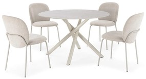 Okrągły stół z ceramicznym blatem ø 119,5 cm Talia – Marckeric