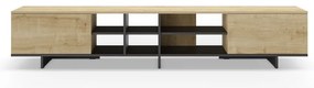 Szafka pod TV w dekorze dębu 230x44 cm Cequoia – Marckeric