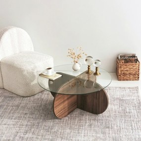 Stolik kawowy Bubble Walnut