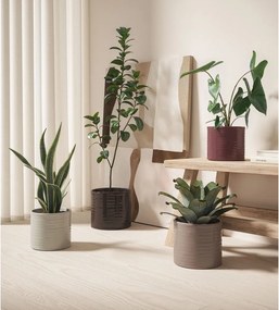 Ceramiczna ręcznie wykonana osłonka na doniczkę ø 25 cm Fortuna – Artevasi