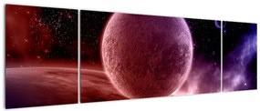 Obraz - Planeta (170x50 cm)