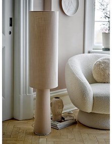 Lampa stojąca w naturalnym kolorze z tekstylnym kloszem (wysokość 120 cm) Emmie – Bloomingville