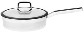 Szeroki rondel z pokrywką, Ø 25  cm