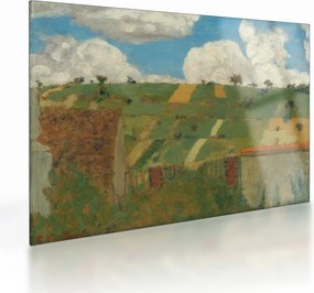 Obraz na szkle - Edouard Vuillard, Landscape of the Ile de France, reprodukcje (70x50 cm)