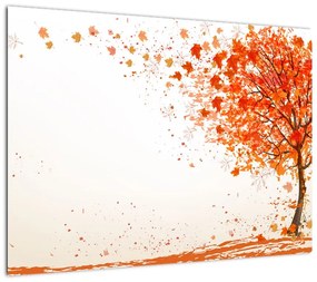 Obraz - Drzewo na wietrze (70x50 cm)