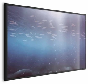 Plakat Rybki w głębinach 60x40 cm z ramą czarną bez marginesu ARTGEIST B