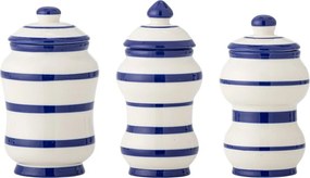 Ceramiczne pojemniki na żywność 3 szt. Maynard – Bloomingville