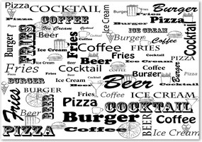 Foto obraz akryl Menu w restauracji