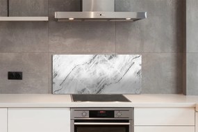 Panel szklany do Kuchni Marmurowa Struktura Ścienna