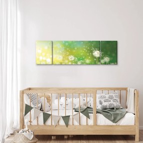 Obraz - Kwitnące mlecze (170x50 cm)
