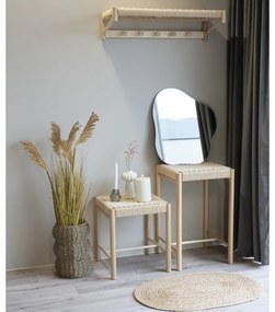 Stołek z drewna topolowego Abano – House Nordic