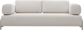 Beżowa sofa modułowa z tkaniny szenilowej 232 cm Compo – Kave Home