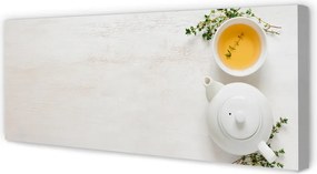 Zdjęcie na płótnie Dzbanek Gorącej Herbaty