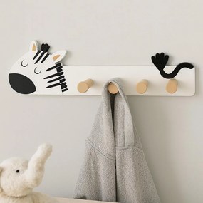 Wieszak do pokoju dziecięcego MINI ZOO, 35,5 x 6,5 x 10 cm