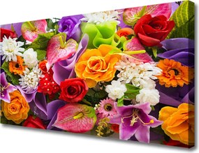 Obraz na płótnie Delikatny Motyw Kwiatowy