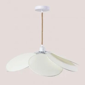 Lampa Sufitowa Okai Style Distressed White & Ø60 Cm - Sklum