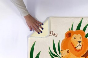 Dywanik do łazienki Dywanik do łazienki Lwy Koty