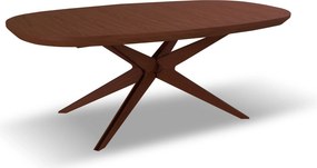 Stół rozkładany BASTION Brązowy do Salonu Jadalni 200-300 x 110 x 76 cm, Prostokątny