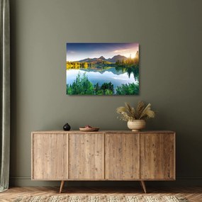 Obraz na szkle - Jezioro (70x50 cm)