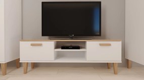 Biała szafka pod telewizor Denver 120