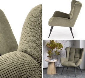 Fotel wypoczynkowy z podłokietnikami Byron Halmar