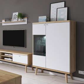 Witryna PRIMARIO 134 x 90 cm stojąca