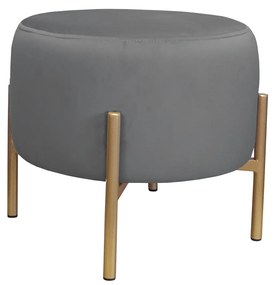 Pufa OLA LOFT ławka podnóżek metal złota BL14