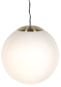 Skandynawska lampa wisząca z opalem 50 cm - Ball 50 Nowoczesny Oswietlenie wewnetrzne
