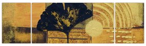 Obraz - Liść miłorzębu (170x50 cm)