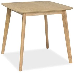 Stół jadalny z blatem w dekorze dębu MOSSO III 80x80