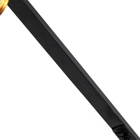 Nowoczesny system szynowy 1-fazowy z 5 reflektorami w kolorze ciemnego brązu - Jeana