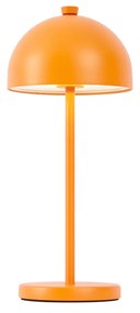 Zewnetrzna Lampa stołowa pomarańczowa z LED IP54 ładowalna ze stacją ładującą - Squirrel Nowoczesny Oswietlenie zewnetrzne