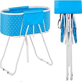 Wanna do Pielęgnacji, SucceBuy Składana Wanna dla Psa Jasnoniebieska dla Małych Zwierząt