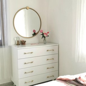 Lustro Gold Metal Ayna 60 cm