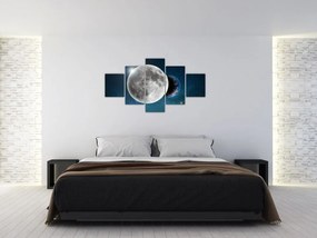 Obraz - Ziemia w zaćmieniu Księżyca (125x70 cm)