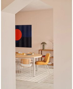 Beżowe krzesła zestaw 4 szt. Maureen – Kave Home